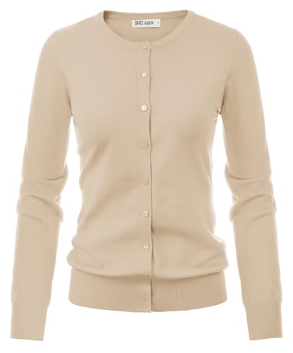 GRACE KARIN Knit Cardigan Sweaters for Women Lightweight Fall Outfits 2026