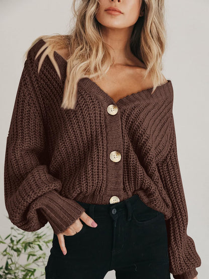 PRETTYGARDEN Women's Chunky Knit Open Front Cardigan Sweaters Fall Outfits