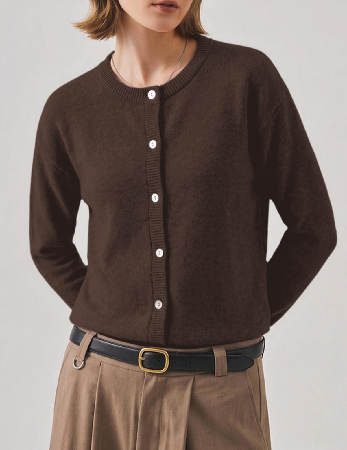 Zeagoo Wool Blend Cardigan Sweaters for Women 2026 Casual Fall Outfits