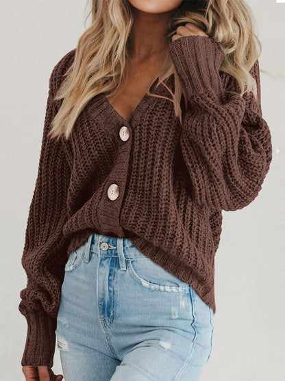 PRETTYGARDEN Women's Chunky Knit Open Front Cardigan Sweaters Fall Outfits