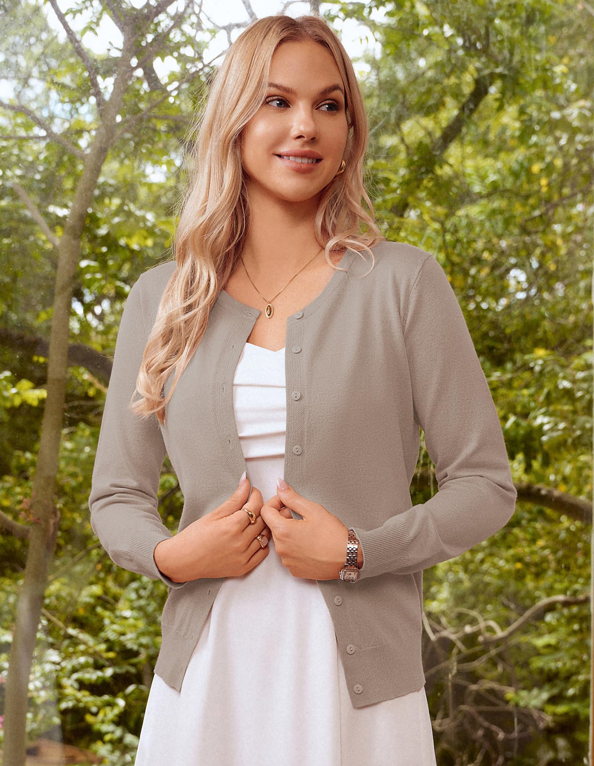 GRACE KARIN Knit Cardigan Sweaters for Women Lightweight Fall Outfits 2026